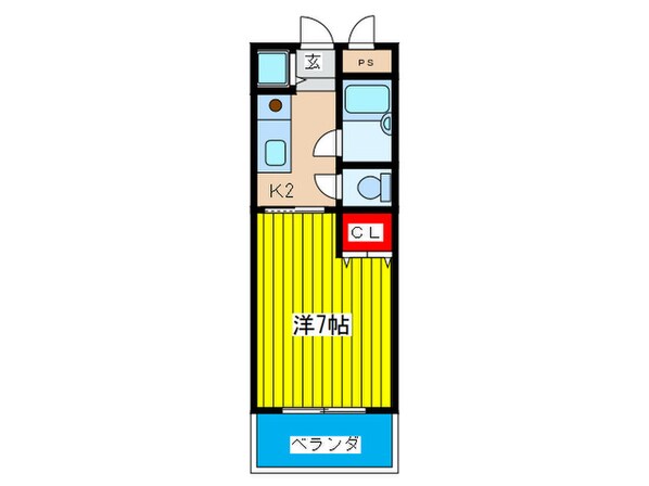 シャイニングハイツの物件間取画像